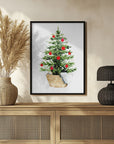 Poster - Cozy watercolor Christmas tree