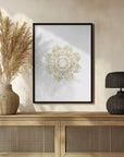 Plakat - Gold lace snowflake (2)