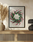 Plakat - Holly wreath
