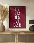 Plakat - Simple feliz Navidad