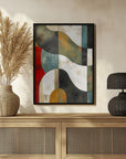 Plakat - Abstract Fields No 1