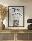 Poster - Gypsophila In a Brown Vase