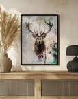 Plakat - Deer Ink Illustration 02
