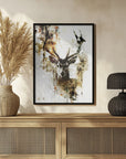 Plakat - Deer Ink Illustration 01