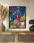 Plakat - Woman on Staircase - Admen.dk