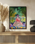 Plakat - Woman In Lotus Position - Admen.dk