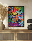 Plakat - Din 131 Abstract Floral - Admen.dk