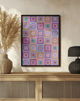 Plakat - Colorful digital grandma squares I