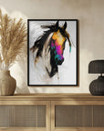 Poster - Horse Wild Tribal Illustration Art 01