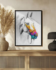 Plakat - Horse Wild Tribal Illustration Art 05