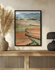 Plakat - Queniva patchwork landscape
