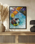 Plakat - Watercolor Goalie Action