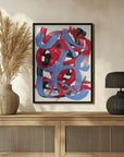 Poster - Dry directional strokes abstract 02