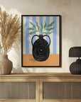 Plakat - Leaves in Patterned Vase