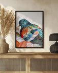 Poster - Animal Watercolor Art Bird Dove Pigeon 2