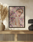Poster - Woman with Poppies