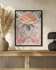 Poster - Cascading Pink Roses