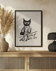 Poster - Cat shopping humor