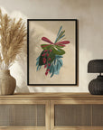 Plakat - Thea holiday bouquet in sepia