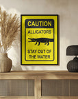 Plakat - Caution Alligators