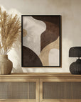 Poster - Brown Tones Geometric 2