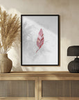 Poster - Pink Leaf Plants 14