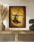 Plakat - Windmill - Sepia Illustration 66