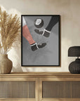 Plakat - Dynamic Soccer Action