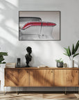 Plakat - US classic car 1958 taillight abstract