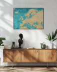 Poster - Lexy detailed Europe map