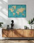 Plakat - Lexy world map