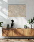 Poster - Sepia map of Kiev downtown (pre-war)