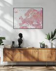 Poster - Tatiana detailed map of Europe