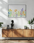 Poster - Watercolor wildflowers