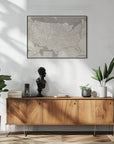 Poster - Highly detailed map of the United States, Gentry