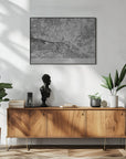 Plakat - Gray vintage map of Hamburg Germany