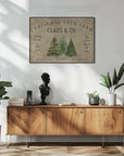 Plakat - Vintage Christmas tree farm (1)