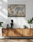 Plakat - World Map Art Illustration 08