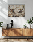 Poster - Cow Animal Vintage Art Illustration Wallart 01