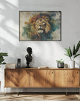 Poster - Lion Animal Vintage Art Illustration Wallart 06
