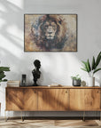 Plakat - Lion Animal Vintage Art Illustration Wallart 18