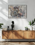 Poster - Tiger Animal Vintage Art Illustration Wallart 16