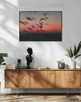 Plakat - Sunset Grass Fileld 02 - Admen.dk
