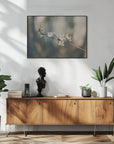 Plakat - White Flowers 05 - Admen.dk