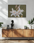 Plakat - White Flowers 10 - Admen.dk