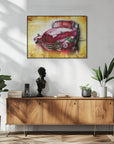 Plakat - Retro car Rusty