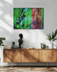 Plakat - Collage Plants Greenery Reds