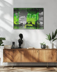 Plakat - Collage Architecture Green
