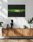 Plakat - Giraffe in Landscape 90s 02