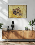 Plakat - Sepia Illustration 24